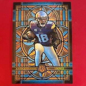 Panini Mosaic Football Card - Purple, White & Gold